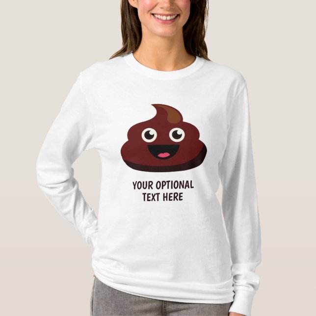 Funny KACKTE benutzerdefinierte Text-Shirts & Jack T-Shirt (Vorderseite)