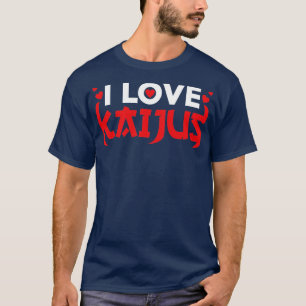 Funny Kaiju Japanisches Monster I Liebe Kaijus Ges T-Shirt