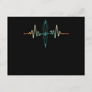 Funny Kajak Liebhaber Vintages Kanuboot Postkarte