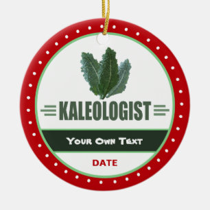 Funny Kale Liebhaber Keramikornament