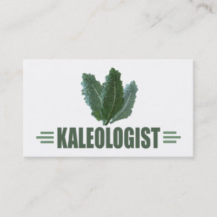 Funny Kale Lover Visitenkarte
