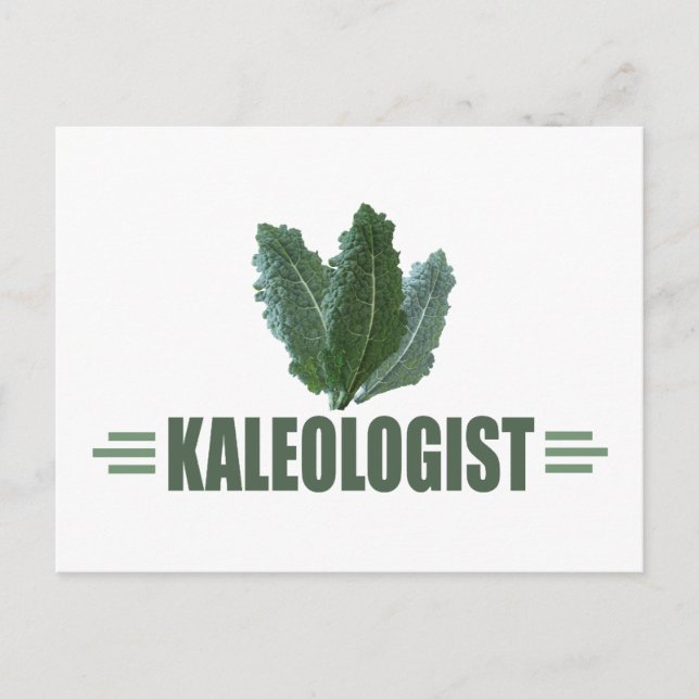 Funny Kale Postkarte (Vorderseite)