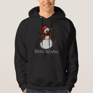 Funny kalt Snowman in Winter und Schneesaison Cost Hoodie
