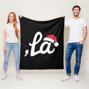 Funny Kamala Harris 2024 Comma La Christmas Fleecedecke