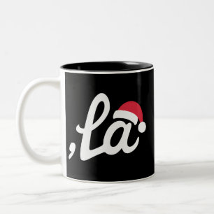 Funny Kamala Harris 2024 Comma La Christmas Zweifarbige Tasse