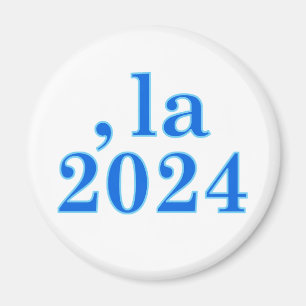 Funny Kamala Harris Comma La 2024 Magnet