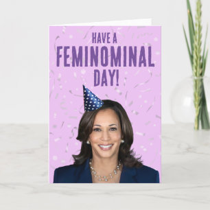 Funny Kamala Harris Geburtstag - Frauentag Karte