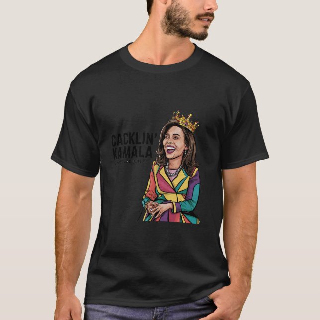 Funny Kamala Harris Laughing Word Salad Queen T Sh T-Shirt (Vorderseite)