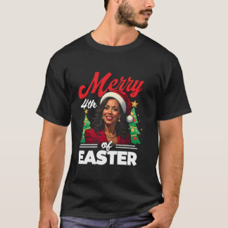 Funny Kamala Harris Weihnachtsfeier Weihnachtsmann T-Shirt