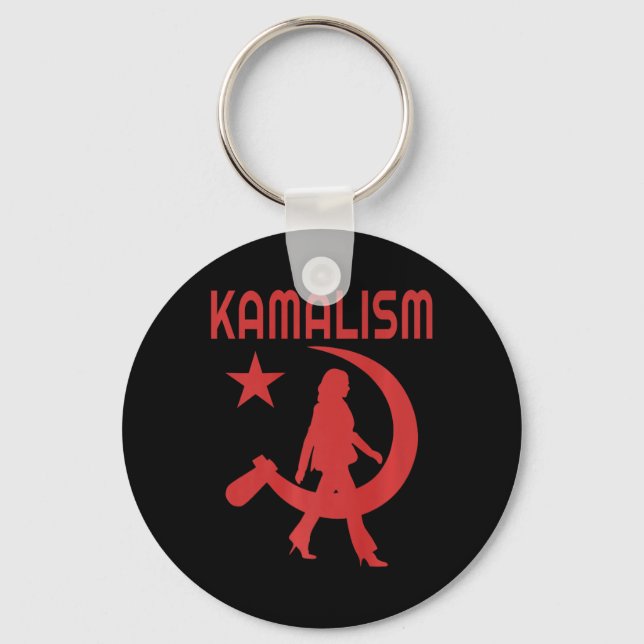 Funny Kamalism Pun Schlüsselanhänger (Vorderseite)