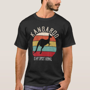 Funny Kangaroo ist mein Geist Tier Lover Damen T-Shirt