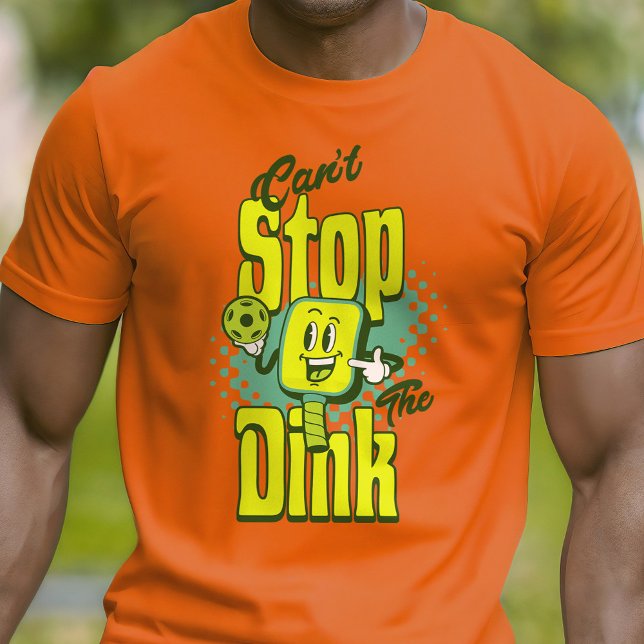 Funny kann das dunkle Pickleball nicht aufhalten T-Shirt (Von Creator hochgeladen)