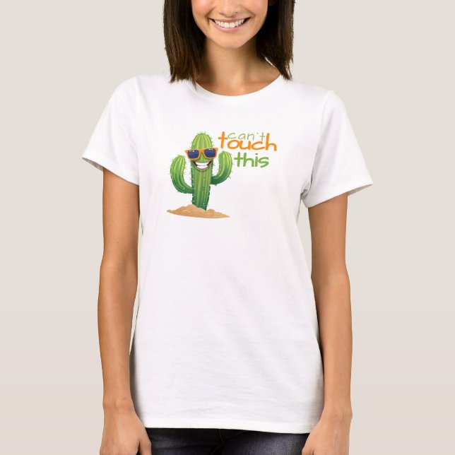 Funny kann dieses Cactus Tshirt nicht Touch (Vorderseite)
