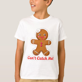Funny kann mich nicht fangen Lebkuchen Weihnachten T-Shirt