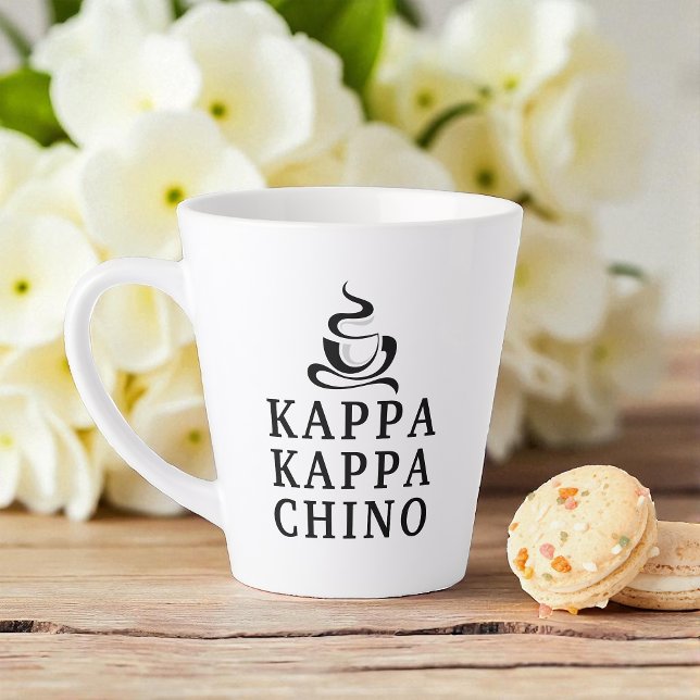 Funny Kappa Kappa Chino Campo Lifestyle Milchtasse (Von Creator hochgeladen)
