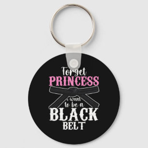 Funny Karate Design für Frauen Girls Black Belt Ma Schlüsselanhänger