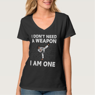 Funny Karate for Men Taekwondo Kampfkunst T-Shirt
