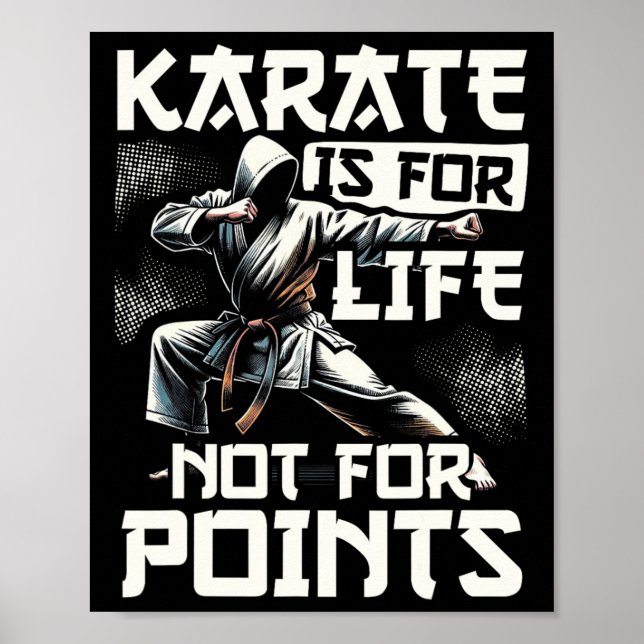 Funny Karate für Männer Judo - Karate ist für Lebe Poster (Vorne)