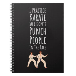 Funny Karate Gifts Martial Arts Fighter Humor  Notizblock