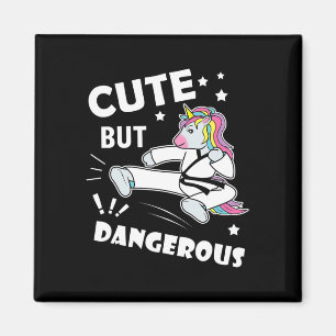 Funny Karate Girl Geburtstagsgeschenk Shirt Niedli Magnet