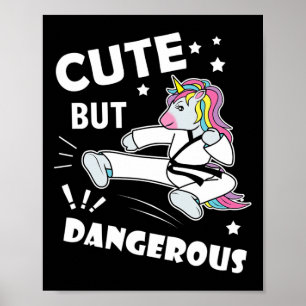Funny Karate Girl Geburtstagsgeschenk Shirt Niedli Poster