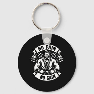 Funny Karate Quotes No Pain No Gain Funny Karate m Schlüsselanhänger