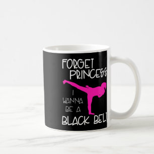 Funny Karate Shirt Girl Black Belt Martial Arts Gi Kaffeetasse