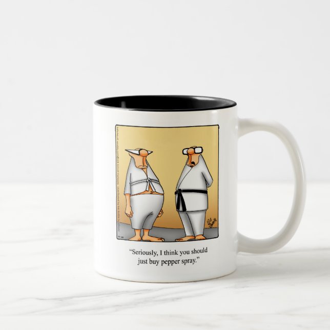 Funny Karate Spaß Tasse Geschenk (Rechts)