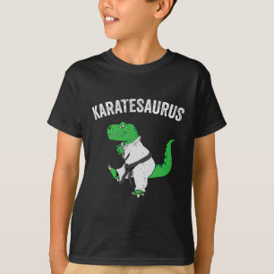Funny Karate T Rex Dinosaur Niedlich Dino Martial T-Shirt