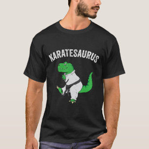 Funny Karate T Rex Dinosaur Niedlich Dino Martial T-Shirt
