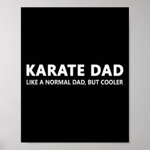 Funny Karate Vater Karate Vater Poster
