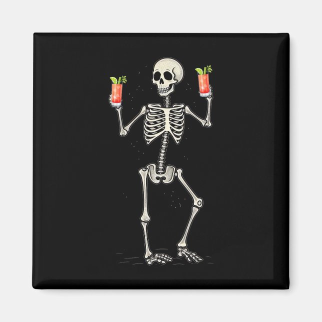 Funny Karatesaurus Dinosaur T Rex in Karate Gi Bla Magnet (Vorne)