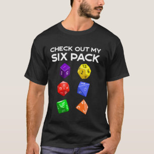 Funny Karo aus meinem Sixpack Würfel für Drachen D T-Shirt