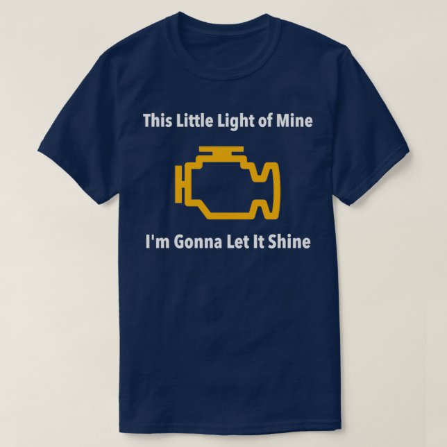 Funny Karo Motor Light T-Shirt (Design vorne)