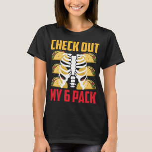 Funny Karo Out My 6 Pack   Tacos & Ribs Pub T-Shirt