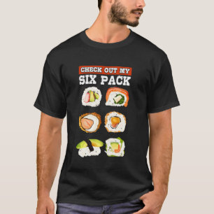 Funny Karo Out My Six Pack Japanisch Sushi Lover G T-Shirt