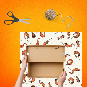 Funny kawaii Shrimp-Papiertaschentuch Seidenpapier