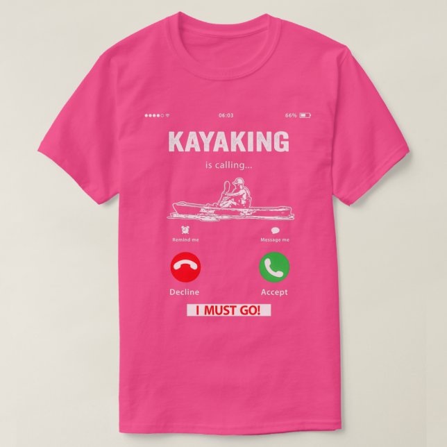Funny Kayak Kayak Lover Gaben Kayaking Kayaking Gi T-Shirt (Design vorne)