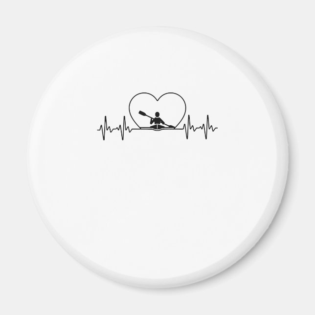 Funny Kayaking Design für Männer Frauen Paddelboot Magnet (Vorne)