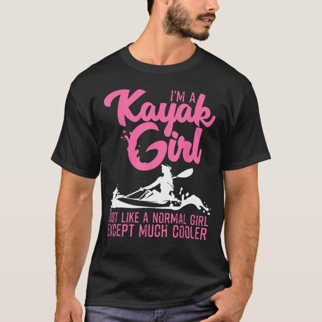 Funny Kayaking Girl I - Museo Cantonale d'Arte Coo T-Shirt (Vorderseite)