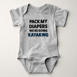 Funny Kayaking Jersey Bodysuit für Baby Strampler