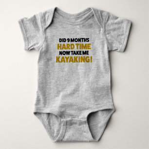 Funny Kayaking Jersey Bodysuit für Baby Strampler