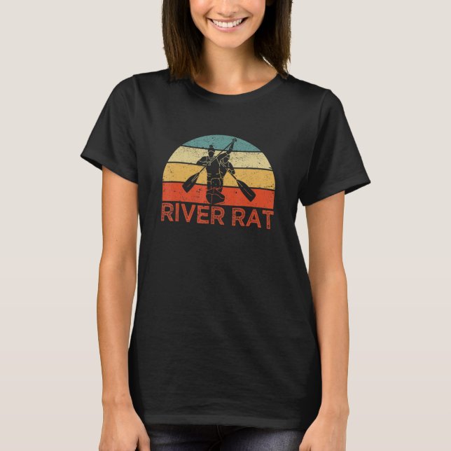 Funny Kayaking Whitewater Rafting Kayaker Rafters  T-Shirt (Vorderseite)