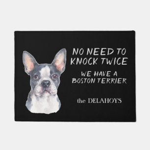 Funny keine Notwendigkeit, Boston Terrier Doormat Fußmatte