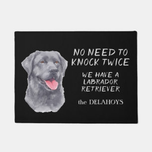Funny keine Notwendigkeit, Labrador Retriever zu k Fußmatte