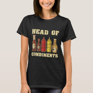 Funny Ketchup Mustard Barbecue Sauce Conditions Sm T-Shirt