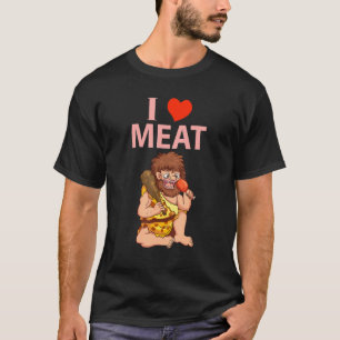 Funny Keto Diät, I Liebe Fleisch T-Shirt