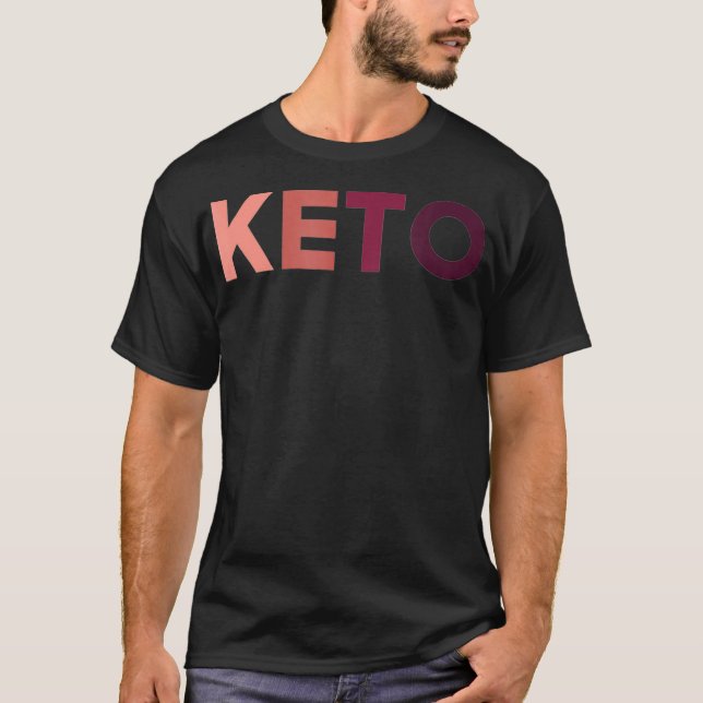 Funny Keto Diet Test Strips farbig T T-Shirt (Vorderseite)