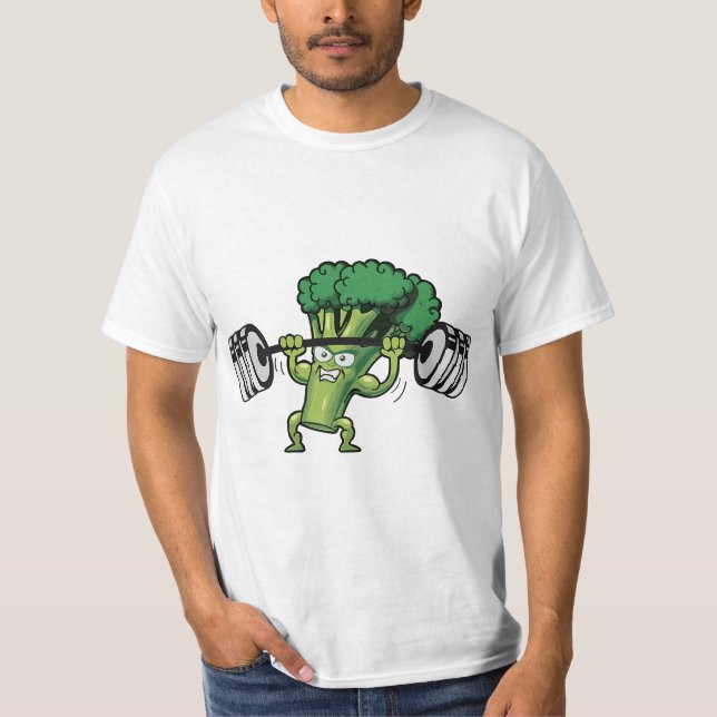 Funny Keto Powerlifting Broccoli for T-Shirt (Vorderseite)
