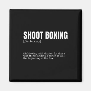 Funny Kickboxing-Enthusiasten Wörterbuch Definitio Magnet